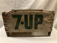 1973 wooden 7-Up crate.
