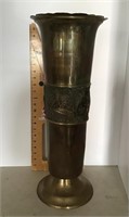 Large brass vase