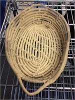 Small woven grass basket