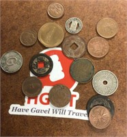 Tokens and foreign coins