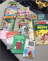 Comics and Peanuts books