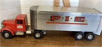 Vintage P.I.E. truck and trailer