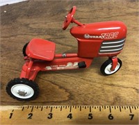Diecast metal tractor pedal car