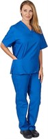 SIZE MEDIUM NATURAL UNIFORMS WOMENS SCRUB SUIT