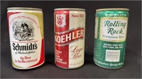 3 Vintage Beer Cans