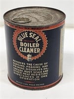 Early NOS Blue Seal Boiler Cleaner Can