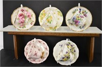 5 CUPS & SAUCERS -4 ARE ROYAL ALBERT - ALL RING