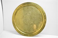 LARGE BRASS CHARGER - 27.5" DIAMETER