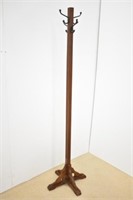 WOOD COAT STAND -  68.5" TALL X 18" WIDE