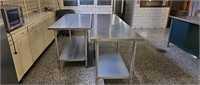 Stainless Steel Food Service Table 8' & 6'