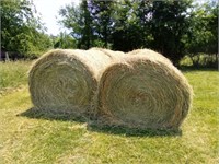 (14) Round Bales Mixed Grass 4x5  Twine Wrapped