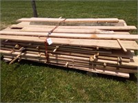 Stack of Various Length 1" Red Oak Boards