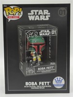 (S) Star Wars Boba Fett Die-Cast Funko Exclusive