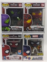 (S) Spider-Man Bobblehead Funko Pops Inc.