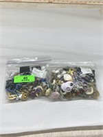 (2) Bags of Misc. Custom Jewelry