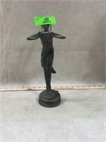 Bronze Lady Figurine 13" Tall