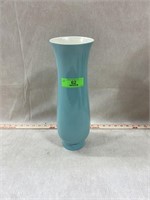 Rare Baby Blue Red Wing Vase, 14"x5", Marked 1311