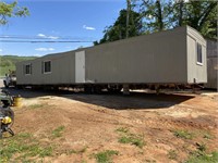 Single Wide Mobile Home & Ford F-700 Flatbed Truck