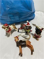 37 pc Resin dog ornaments