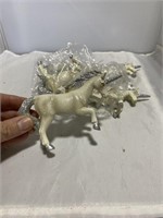 5pc resin unicorn ornaments
