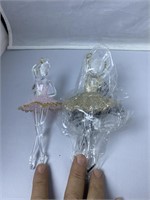 Plastic ballerina ornaments