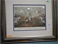 C & IVES 20x24 "LORD CORNWALL'S SURRENDER" 1781