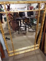 44x32 GOLD PAINTED ORNATE FRAME MIRROR