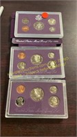 1990-1992 United States Mint Proof Set
