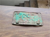 1953 Nevada Plate
