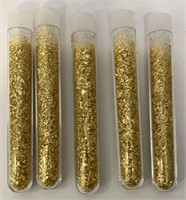 5 Gold Foils Vials