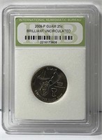 2009-P Guam 25Cent Brilliant Uncirculated Coin