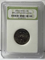 2012-D Denali 25Cent Brilliant Uncirculated Coin