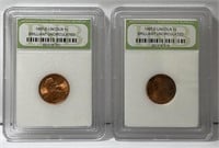 1997-D Lincoln  1Cent Brilliant Uncirculated Coins