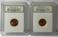 2001-P Lincoln 1Cent Brilliant Uncirculated Coins