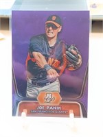 Joe Panik 2012 Bowman Platinum Prospects Purple Re