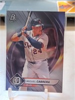 Miguel Cabrera 2022 Bowman Platinum