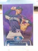 Taijuan Walker 2012 Bowman Platinum Purple Refract