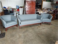 vintage couch & 2 chairs - Lane Co.
