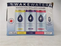 WakeWater, 12-Pc, Assorted Flavours, 355ml