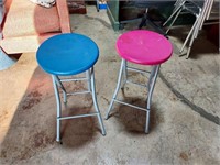 2 folding stools - great for live auctions!!