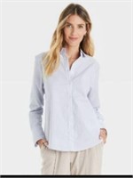 A New Day Women's LG Long Sleeve Oxford