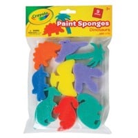 (2) Crayola Dinosaur Paint Sponges, Assorted