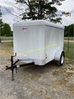 2001 PACE 5'X8' SINGLE AXLE ENCLOSED TRAILER