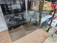 2 pieces smoke tint glass for projects