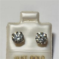 $1165 10K  Moissanite(1.65ct) Earrings