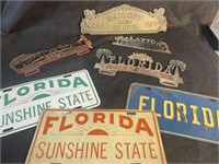 Vintage License Plates, LP Frames, & More