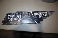 TIN TENNESSEE SHINE CO SIGN