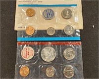 1968, 1968-D UNCIRCULATED PROOF SETS