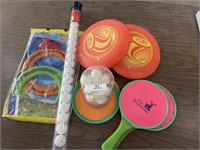 Table Tennis Paddles/Balls, Ring Golf, Frisbee's