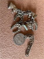 Horse charms and dog good luck Arizona coin